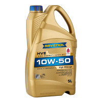 Моторное масло RAVENOL HVE 10W-50 для автомобилей с большим пробегом