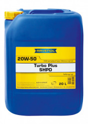 Моторное масло RAVENOL Turbo plus SHPD 20W-50